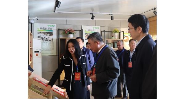 自治区水利厅党组书记、厅长杨焱一行来到公司食用菌基地调研，了解现代特色农业发展情况